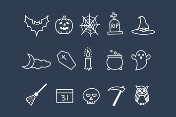 15 Halloween Doodles