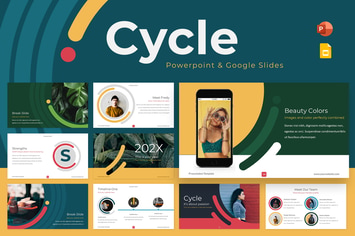 Cycle Powerpoint & Google Slides Template