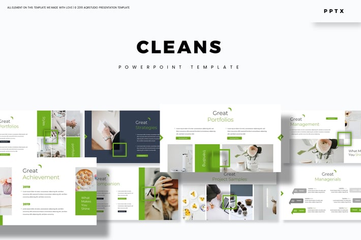 Cleans - Powerpoint Template