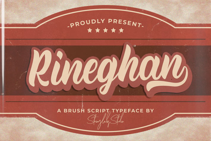 Rineghan - Bold Script Font