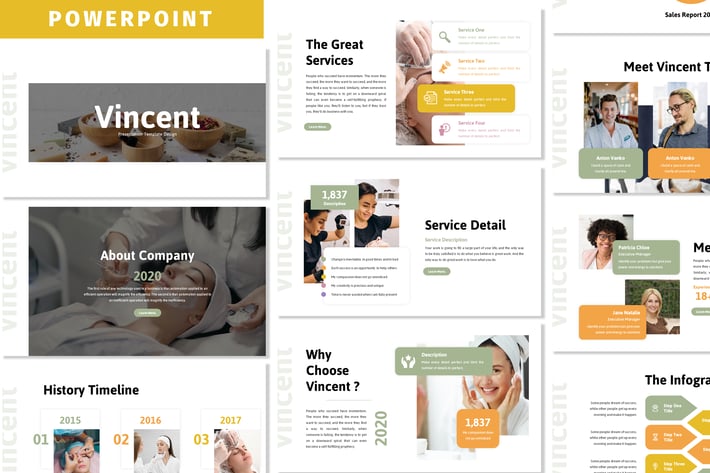 Vincent - Business Powerpoint Template