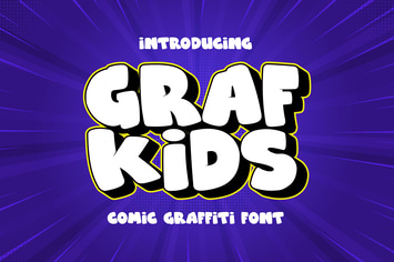 Grafkids - Comic Graffiti Font