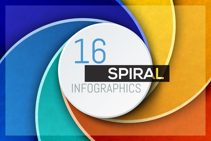 16 Spiral Infographic Templates