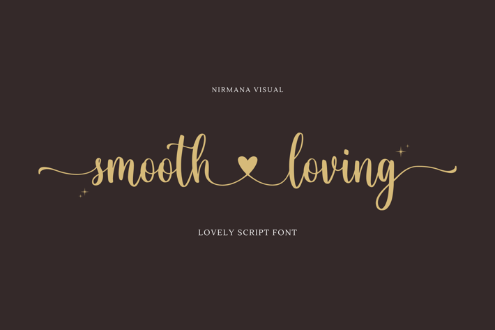 Smooth Loving - Wedding Font