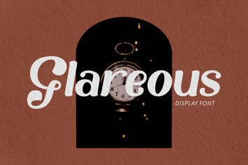 Glareous - Modern Display Font