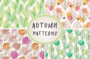 Autumn Seamless Patterns
