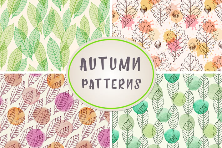 Autumn Seamless Patterns