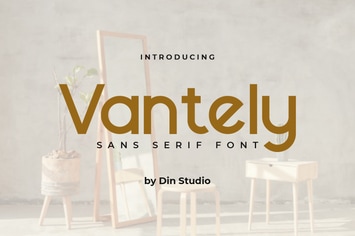 Vantely-Elegant Sans Serif Font