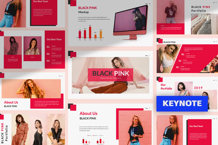 Black Pink Creative Keynote