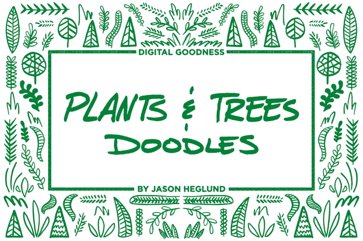 Plants and Tree Doodles