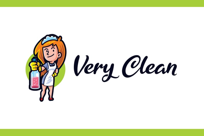Very Clean - Maid Service and Housekeeping Logo