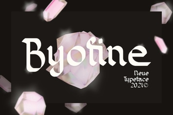 Byofine Display Typeface