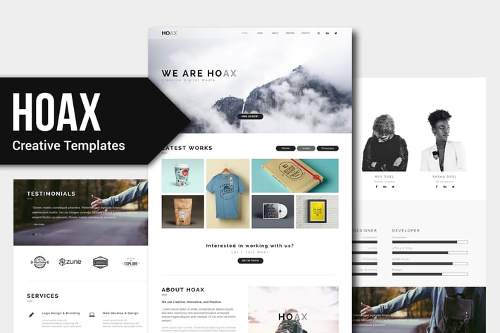 HOAX - Creative Multipurpose Muse Templates