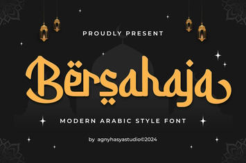 Bersahaja - Modern Arabic Style Font