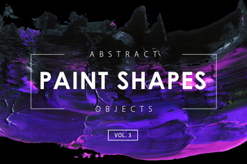 Abstract Paint Shapes 3