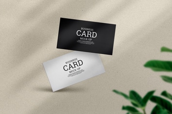 Minimal Business Cards Mockup m1