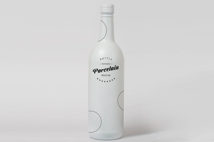 Porcelain Bottle Mock Up