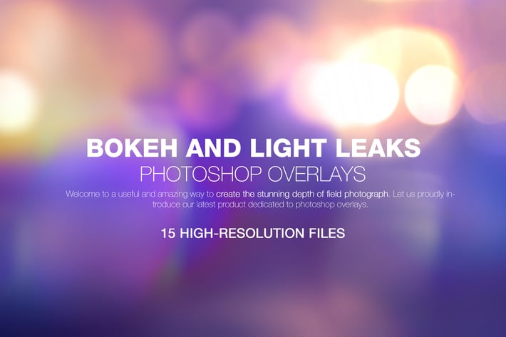 Bokeh & Light Leaks Backgrounds 02