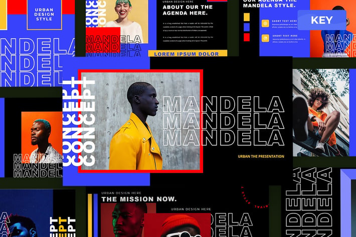 Mandela - Bold Keynote Presentation Templates