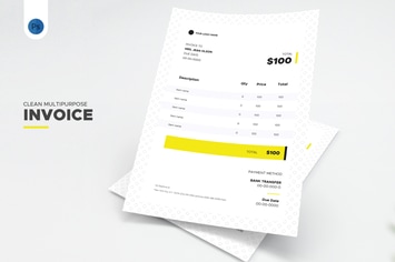 Clean Invoice for Business and Agency