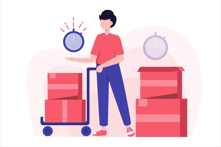 Traveling Flat Design Vector Illustration