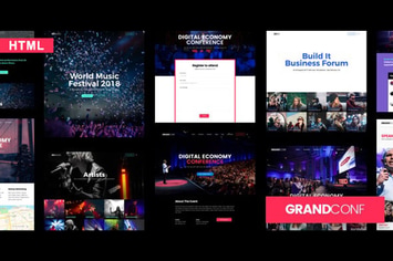 Grand Conference | Event HTML Template