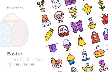 Easter Filled Icon