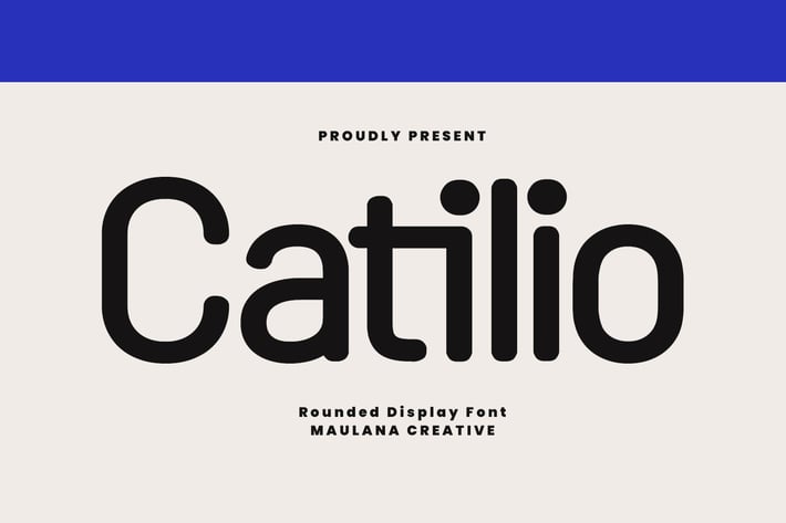 Catilio Rounded Sans Serif Display Font