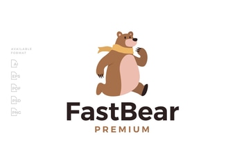 Running Bear Logo