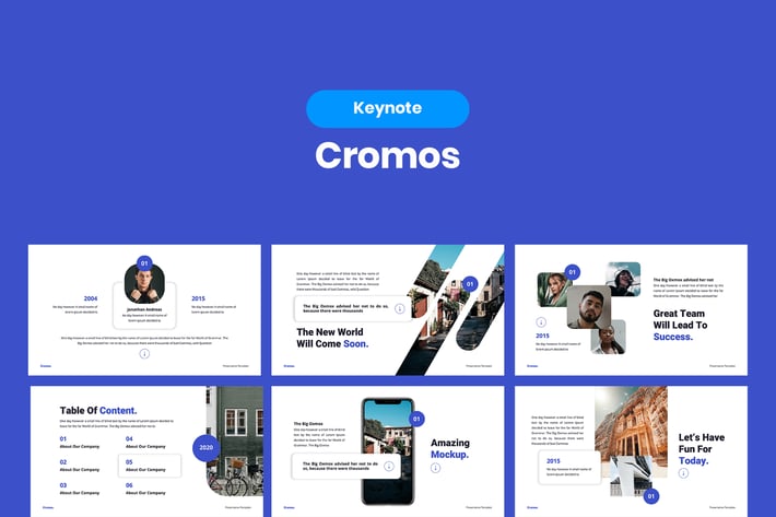 Cromos - Modern Keynote Template