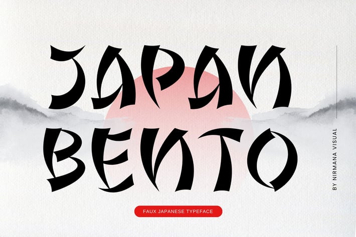 Japan Bento - Japanese Style Display Font