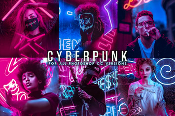 Cyberpunk - Life Styles Photoshop Action