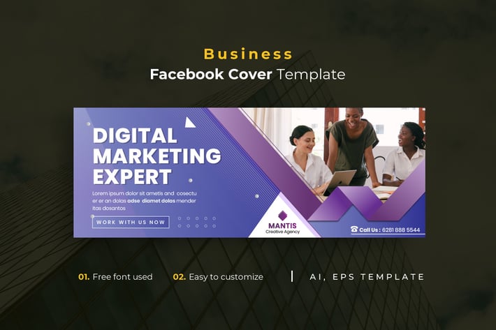 Business r2 Facebook Cover Template