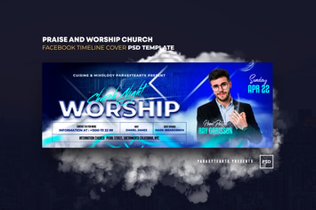 Praise and Worship Church Facebook Timeline Cover