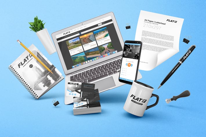 Gravity Brand Identity Mockups