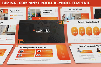 Lumina - Company Profile Keynote Template