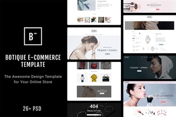 Botique - Responsive Multi eCommerce Template