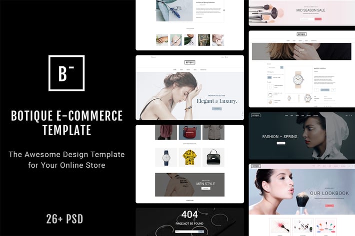 Botique - Responsive Multi eCommerce Template