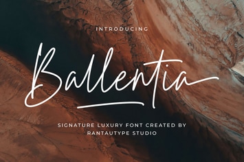 Ballentia Signature Luxury Font