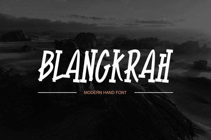 Blangkrah Fonts