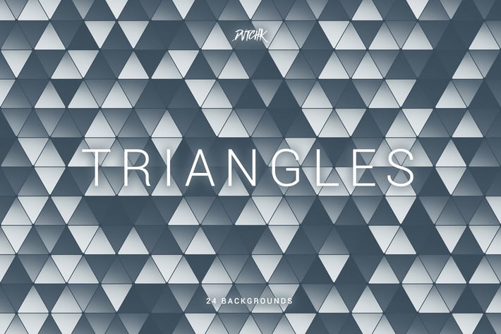 Triangles | Colorful Abstract Mosaic Backgrounds