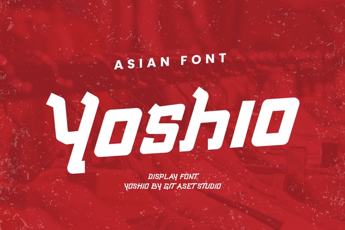 Yoshio - Japanese Style Font