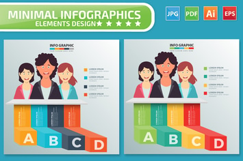 Lady Infographics design