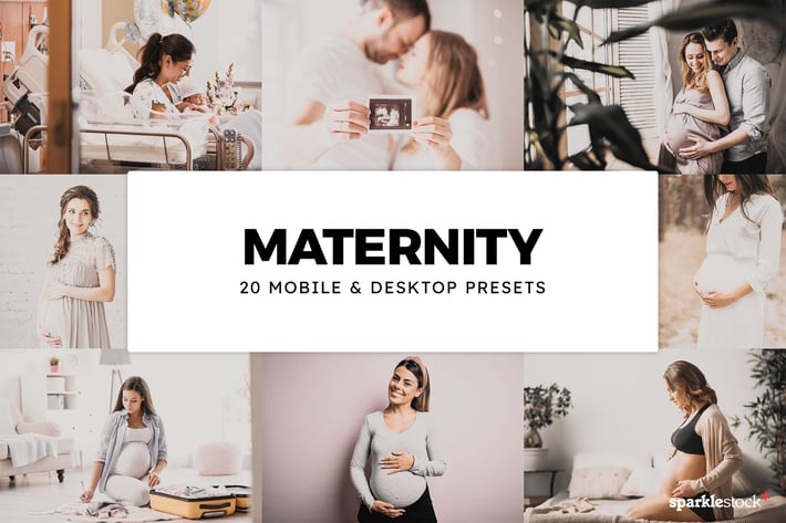 20 Maternity Lightroom Presets & LUTs
