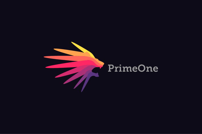 Colorful Lion Head Logo