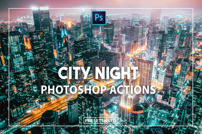 City Night Photoshop Action
