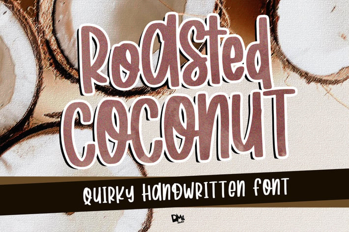 Roasted Coconut - Quirky Handwritten Font 