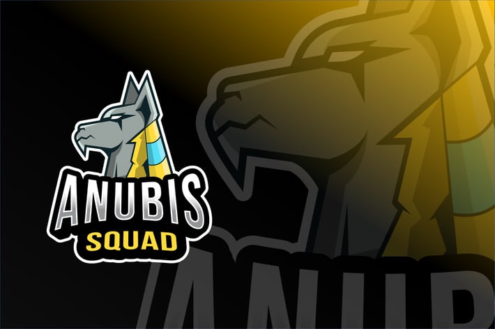 Anubis Squad Esport Logo Template