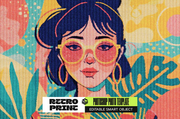Retro Print Photo Effect
