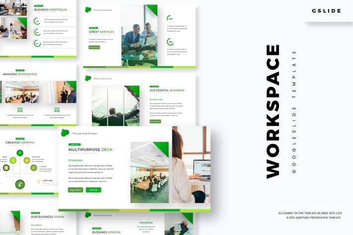Workspace - Google Slides Template